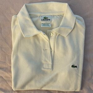⭐️HP⭐️Lacoste|White Collared Shirt
